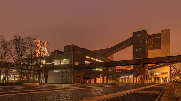 Large industrial warehouse